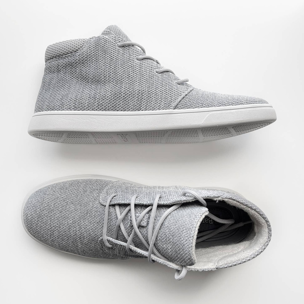Baretraps Gray Knit Sneakers - High Top Light Weight Mesh Boots 10M